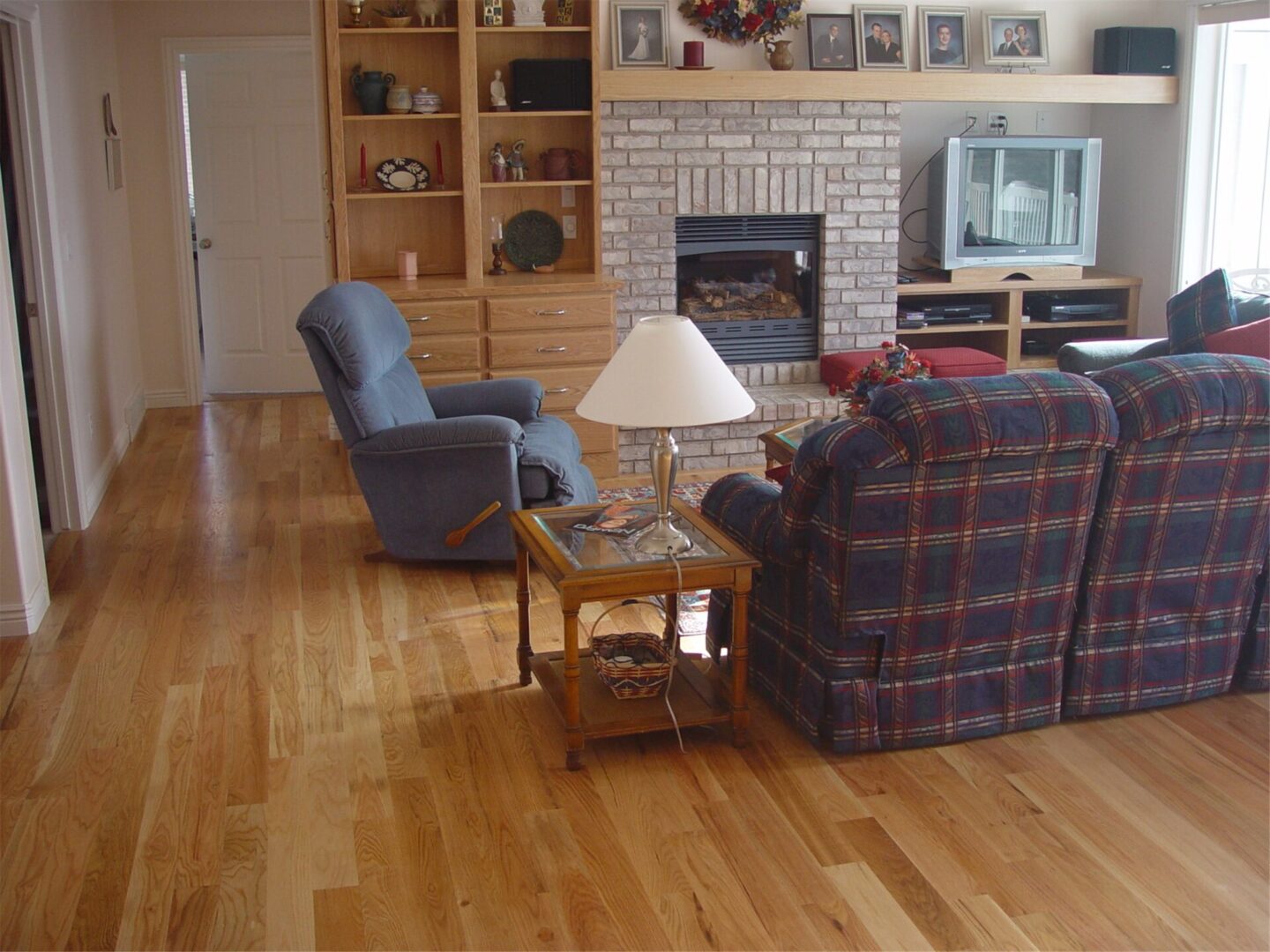 Red Oak floor in the living room